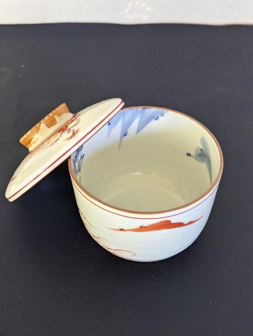 蓋付き煮物椀　茶碗蒸し　6個セット　ヴィンテージ