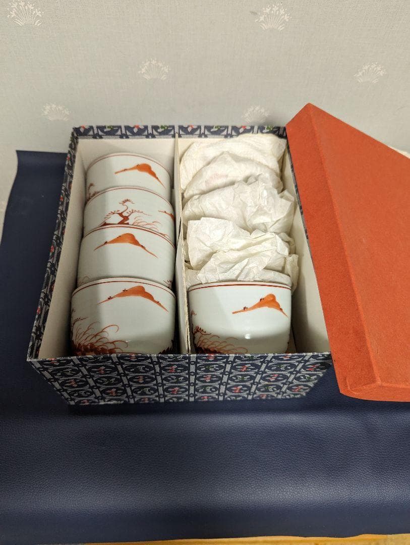 蓋付き煮物椀　茶碗蒸し　6個セット　ヴィンテージ