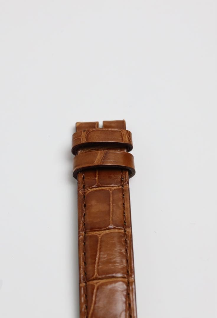 Cartier クロコダイル ブラウン 純正ベルト 15mm