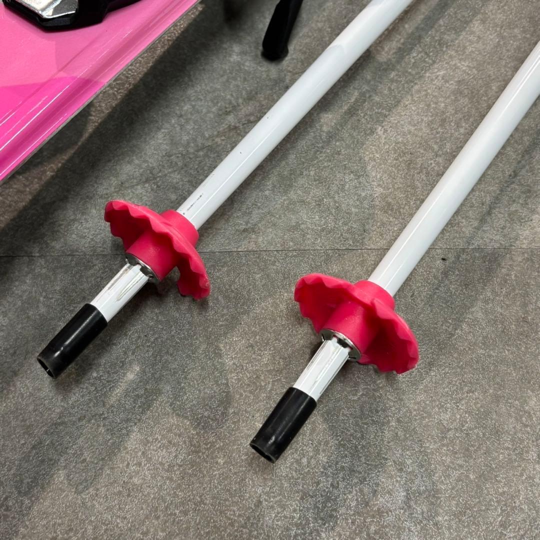 Hart ジュニアスキー 110cm 女の子 ブーツ ストック ハート 札幌