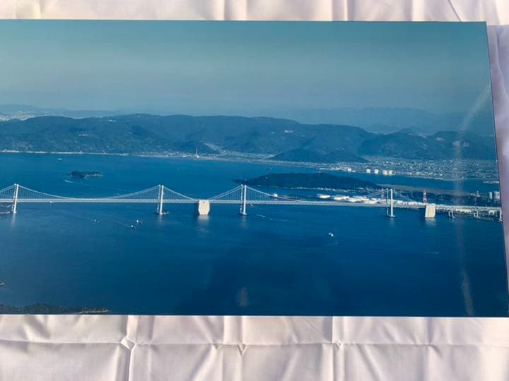 瀬戸大橋　掛け　写真　1メートル80センチ