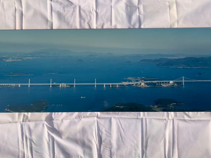 瀬戸大橋　掛け　写真　1メートル80センチ