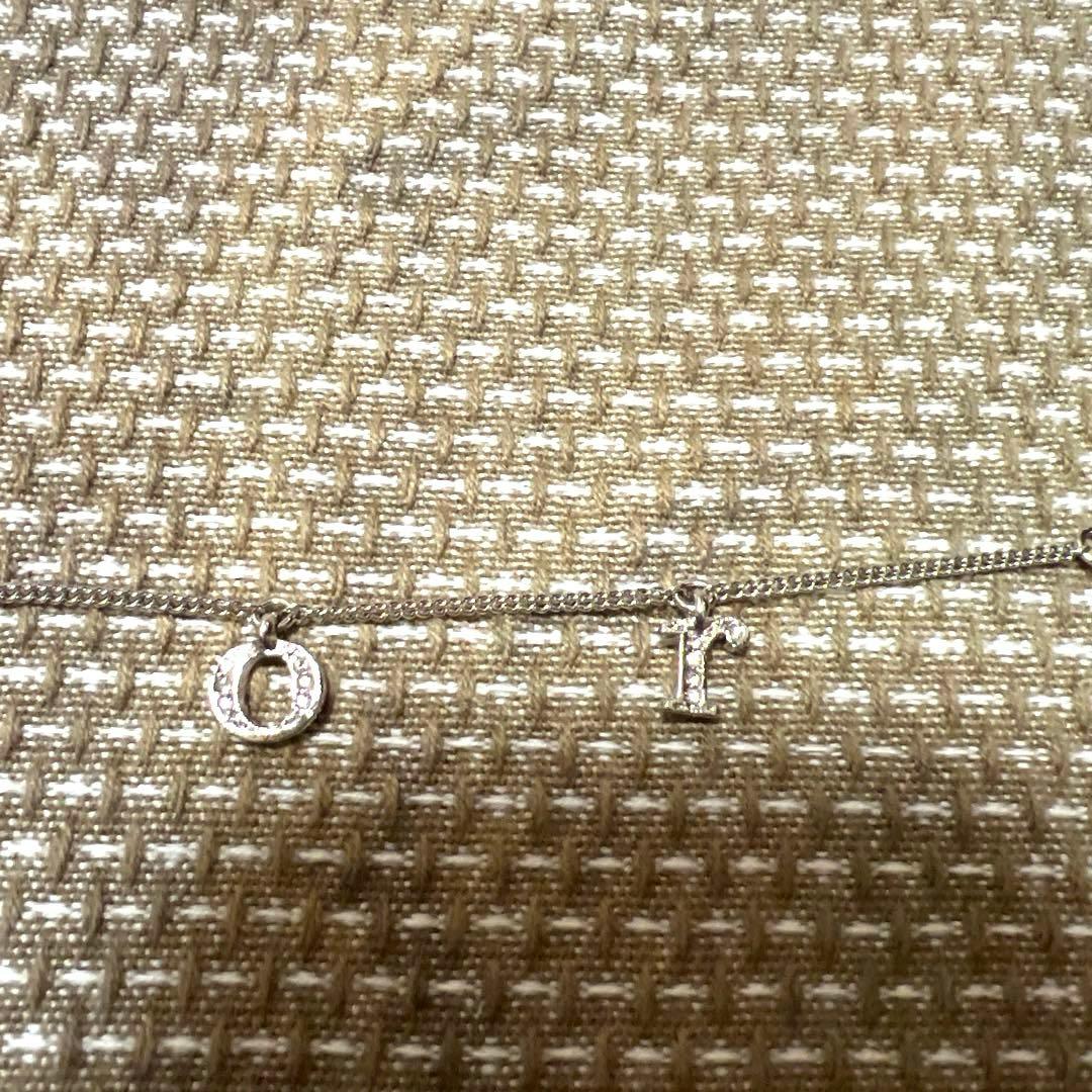 Christian Dior クリスチャンディオール ストーンロゴ ブレスレット