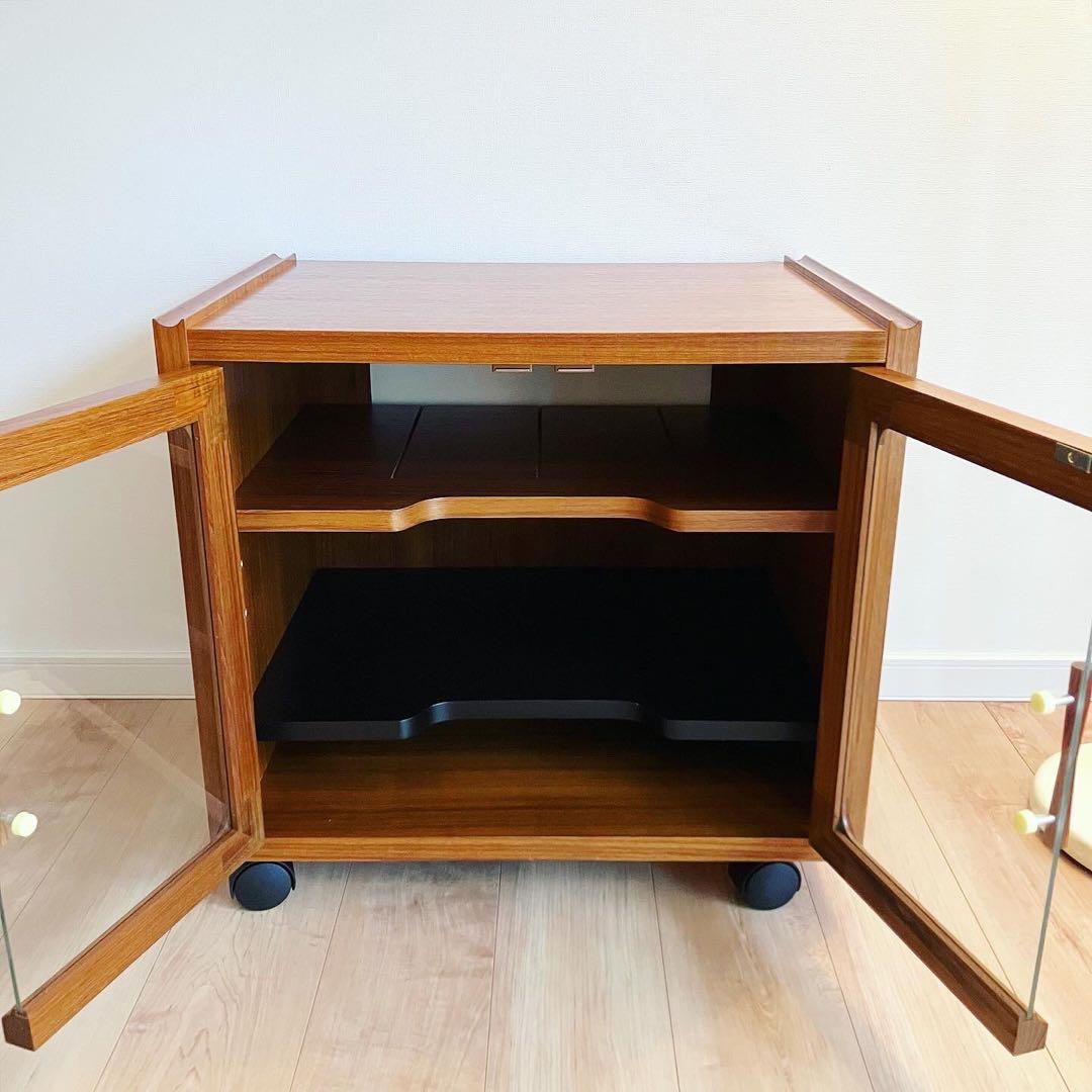 TVボード　オーディオキャビネット　チーク材　ビンテージ家具　古家具　モダン