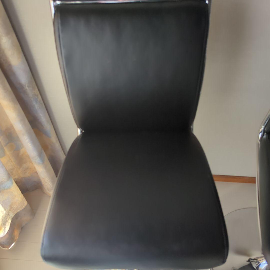 黒のバースツール 2脚セット