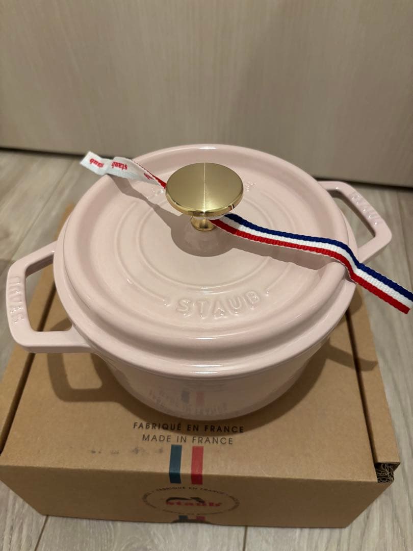 STAUB ラウンドココット ソルベローズ