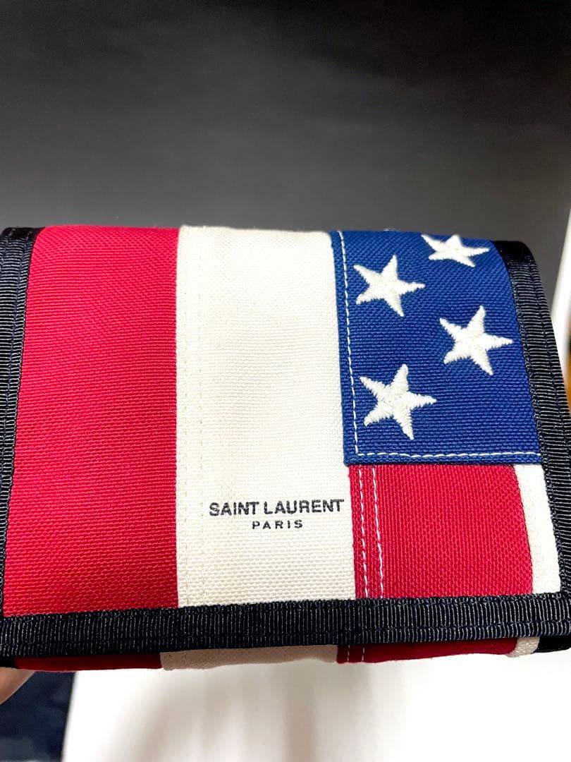 SAINT LAURENT 星条旗　ウォレット