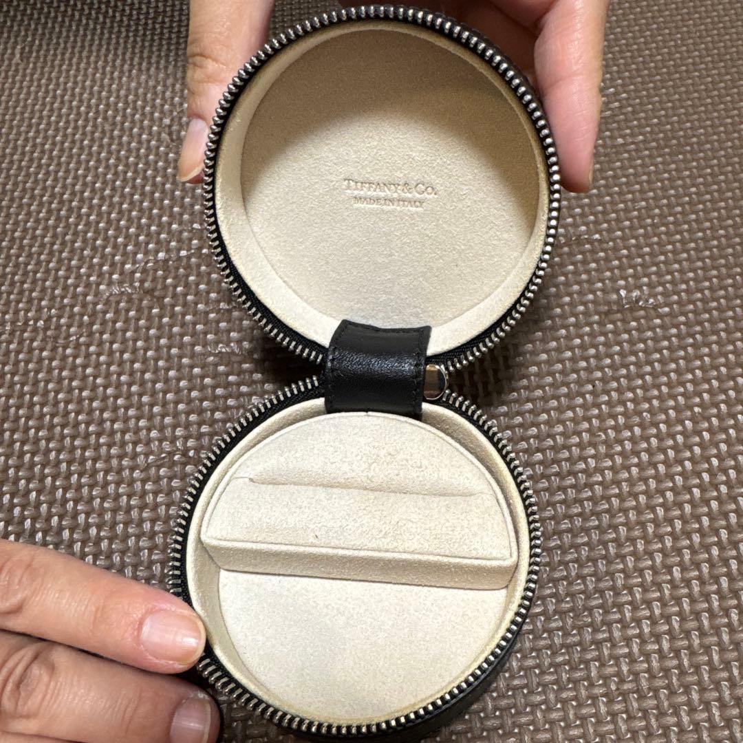 Tiffany & Co. 黒 レザー アクセサリーケース