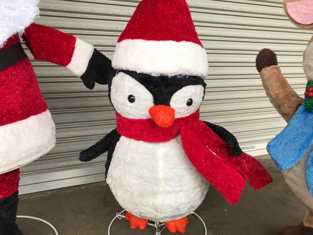【展示品・箱無し】クリスマスデコレーション サンタと仲間たち