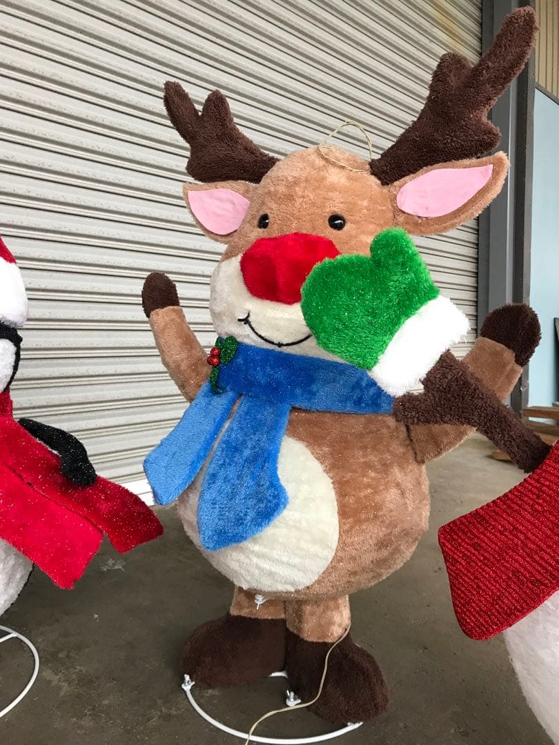 【展示品・箱無し】クリスマスデコレーション サンタと仲間たち