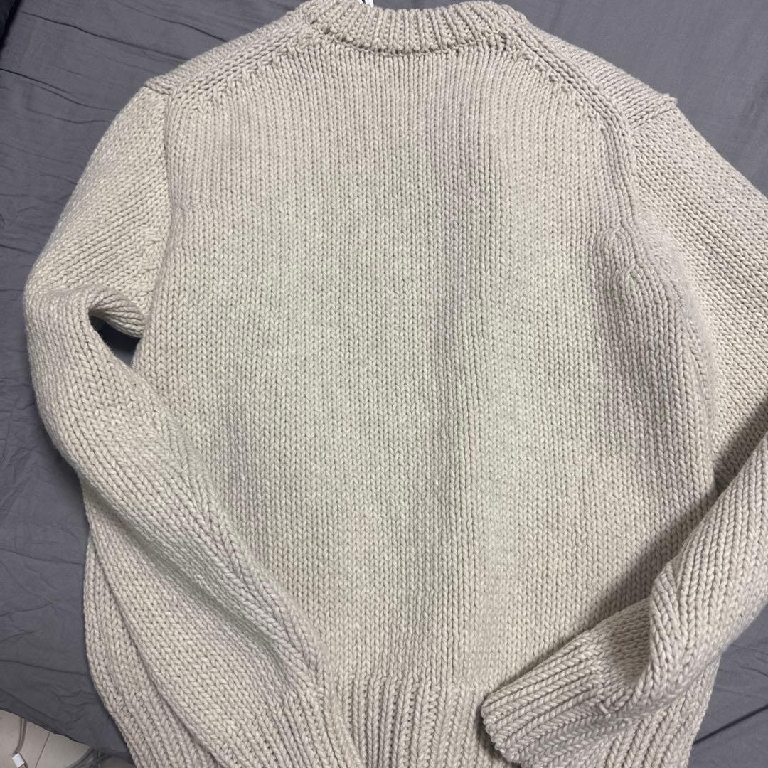 トップス AURALEE WOOL CASHMERE KNIT CARDIGAN