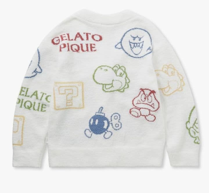 【新品未使用】gelato pique スーパーマリオ カーディガン