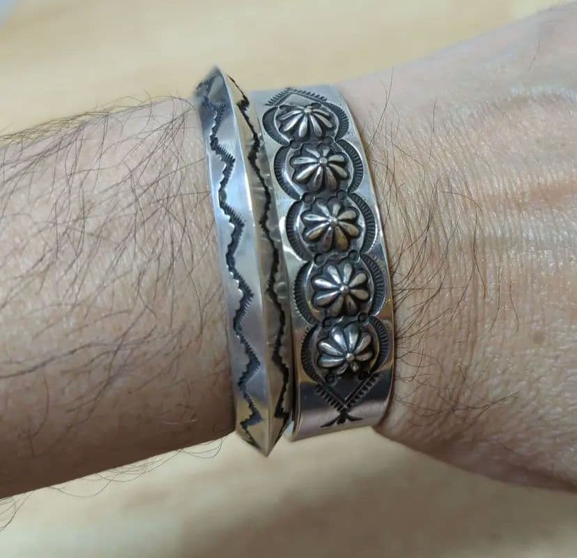 未使用 エディソンサンディスミス トライアングルバングル navajo