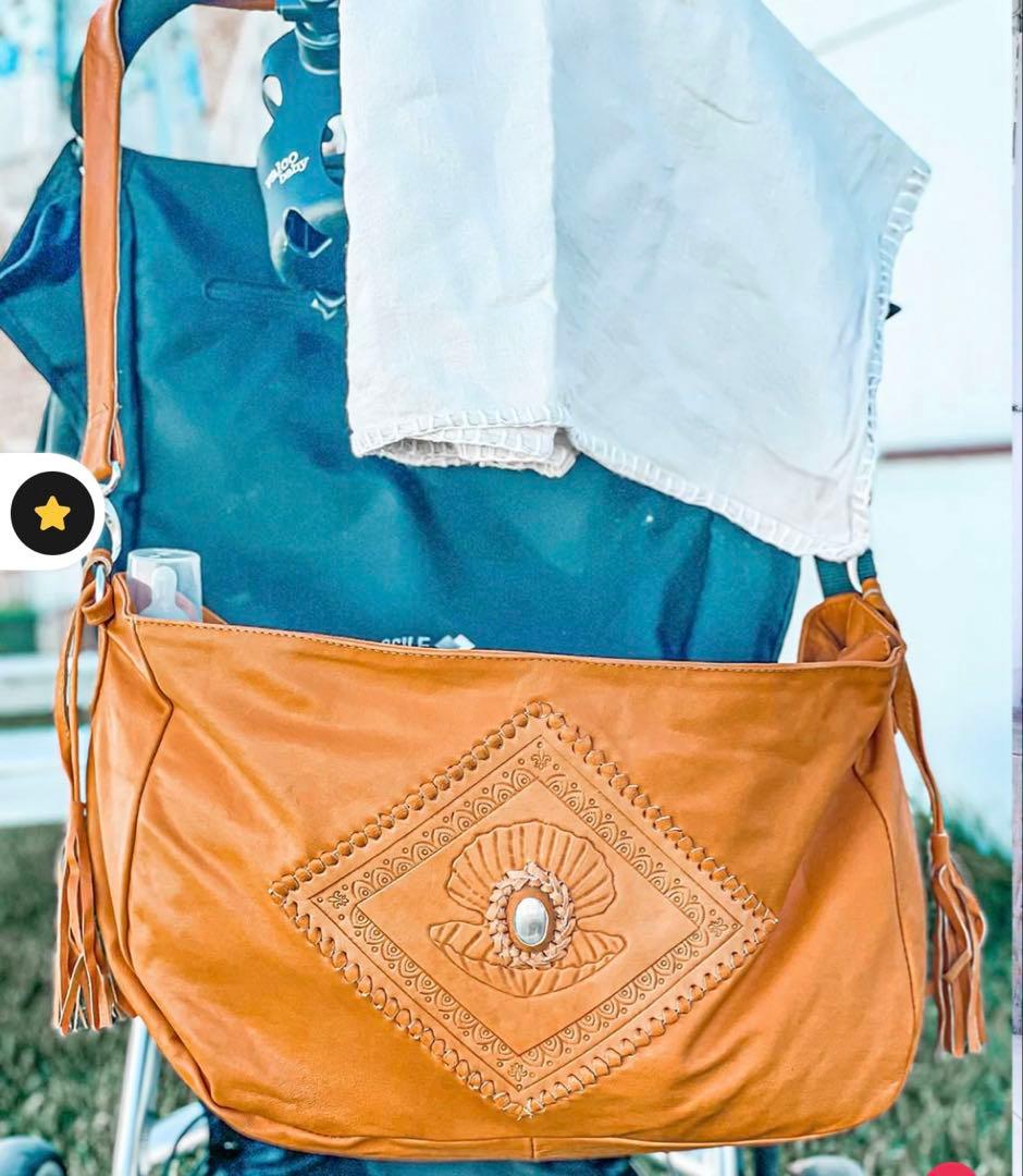 MAHIYA sla Pearl Leather Baby Bag 新品未使用
