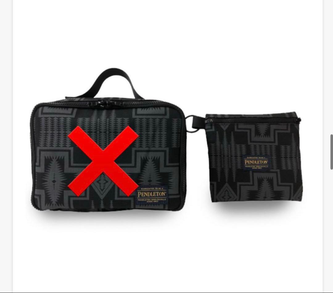 PENDLETON コラボ　ブラック トートバッグ マザーズバッグ ペンドルトン