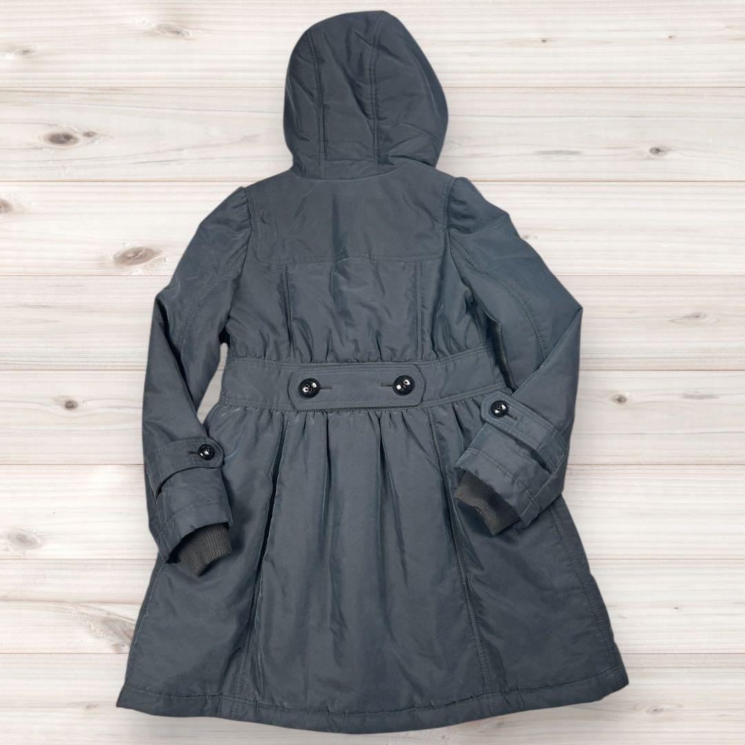 【美品】バーバリーブルーレーベル ダッフル風 中綿コート ノバチェック 38