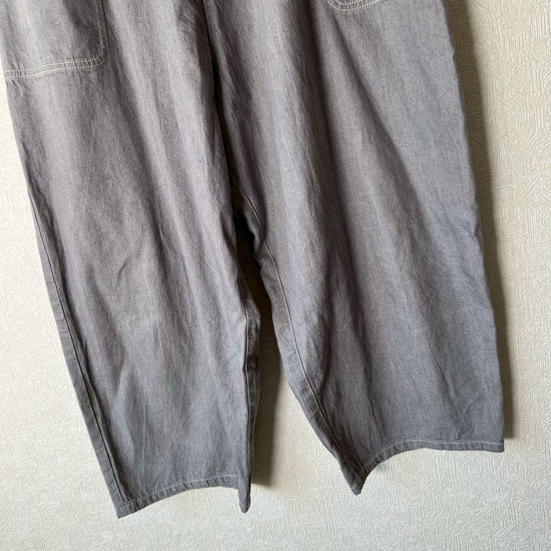 石見銀山 群言堂 8オンスデニムパンツ 山芹 バルーン グレー