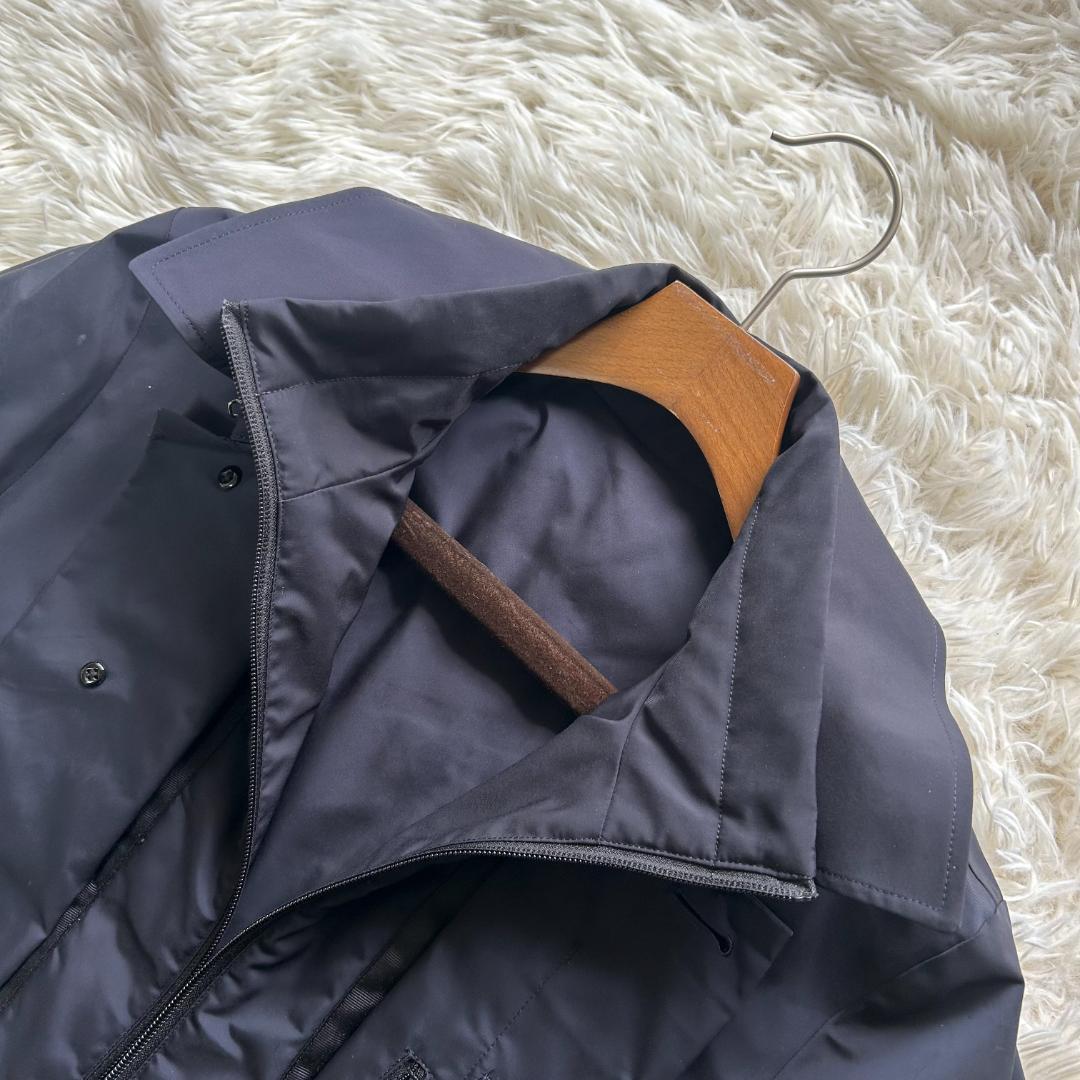 極美品✨3way デサント　ステンカラーコート　ライナー付　ネイビー　Mサイズ