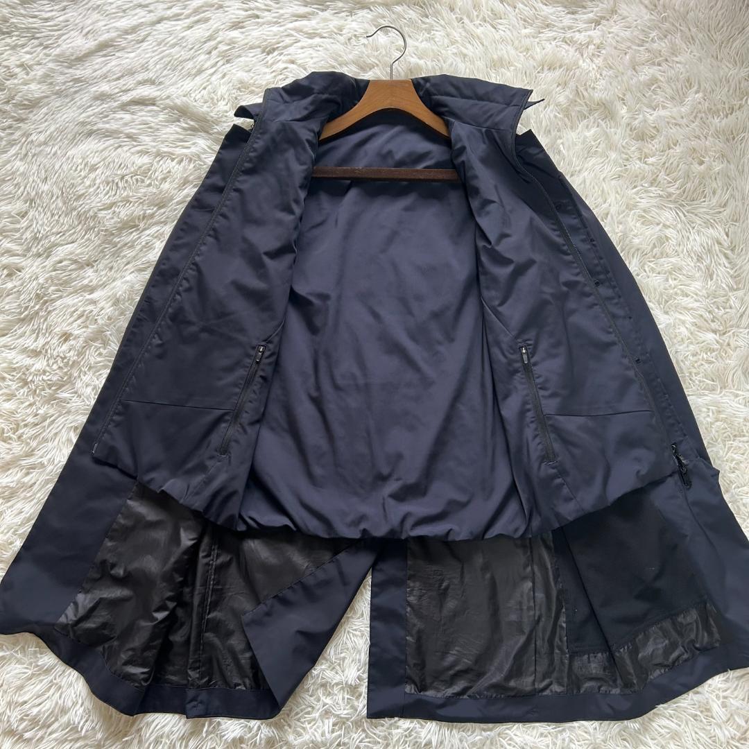 極美品✨3way デサント　ステンカラーコート　ライナー付　ネイビー　Mサイズ