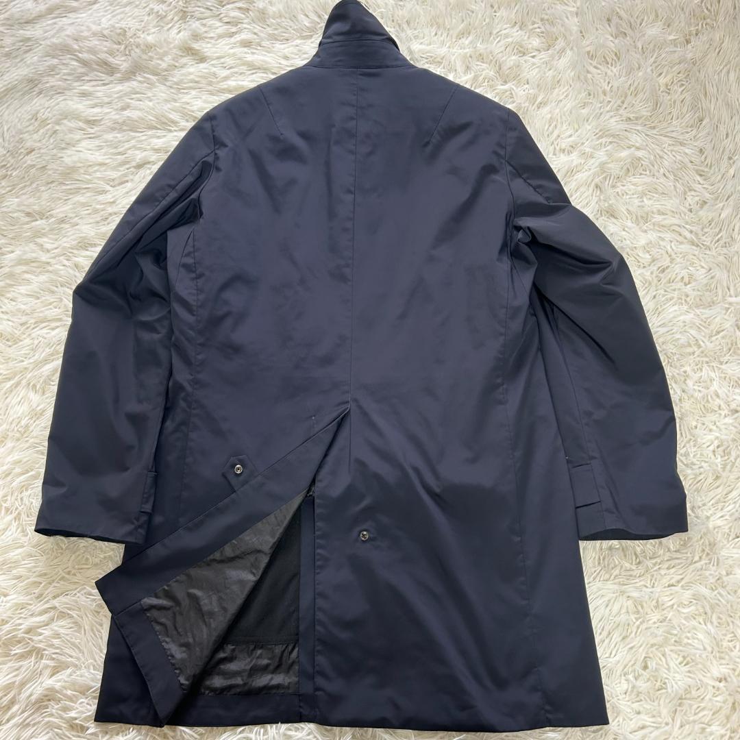 極美品✨3way デサント　ステンカラーコート　ライナー付　ネイビー　Mサイズ