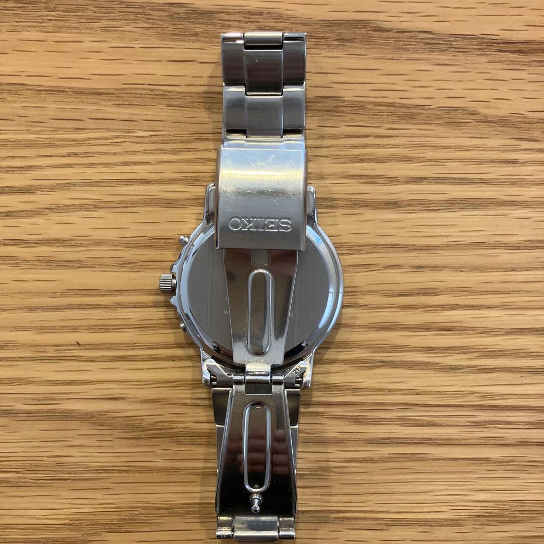 【Mine 】SEIKO ソーラー電波腕時計 SBTM169