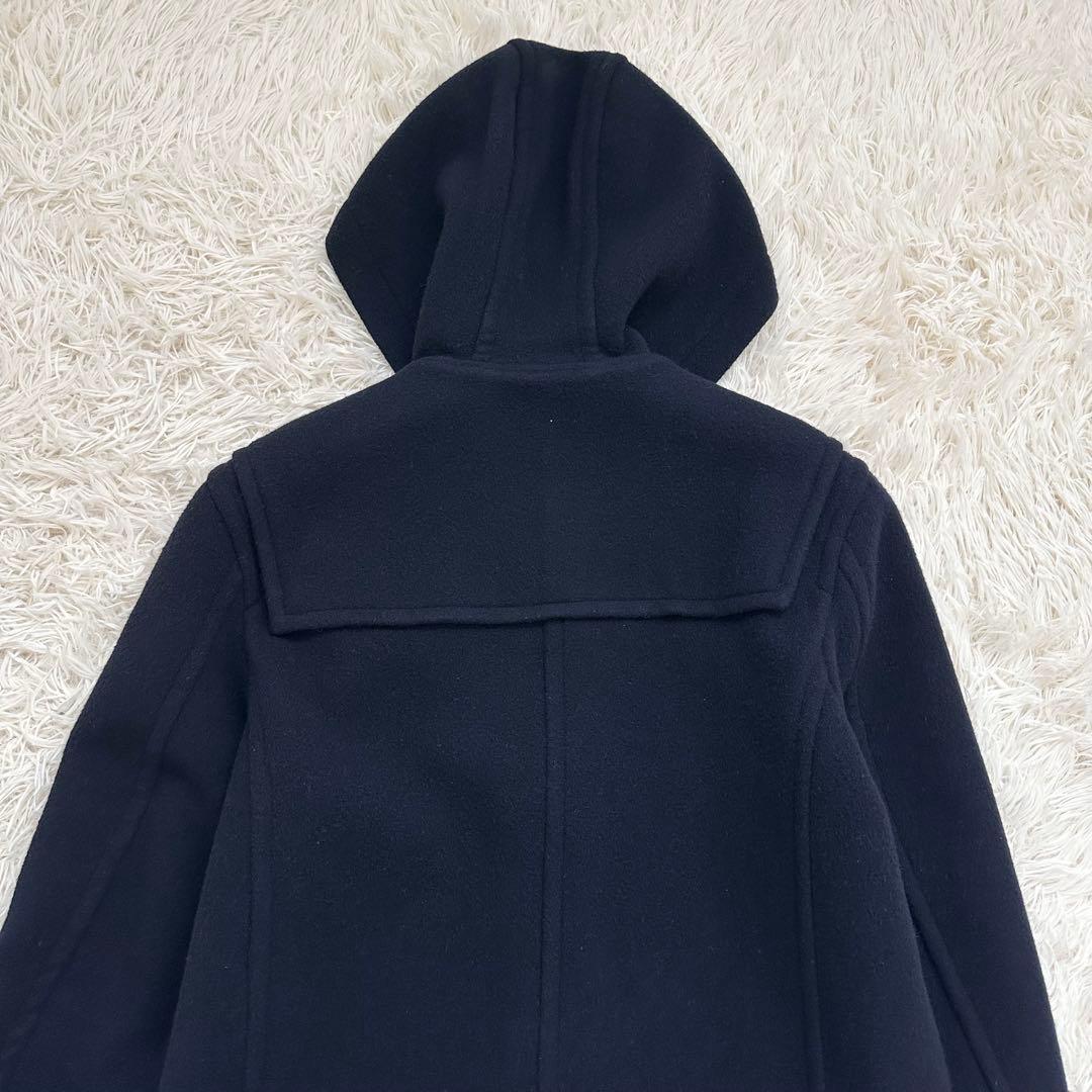 バーバリー ロング ダッフルコート ダブルフェイス ノバチェック 濃紺 L