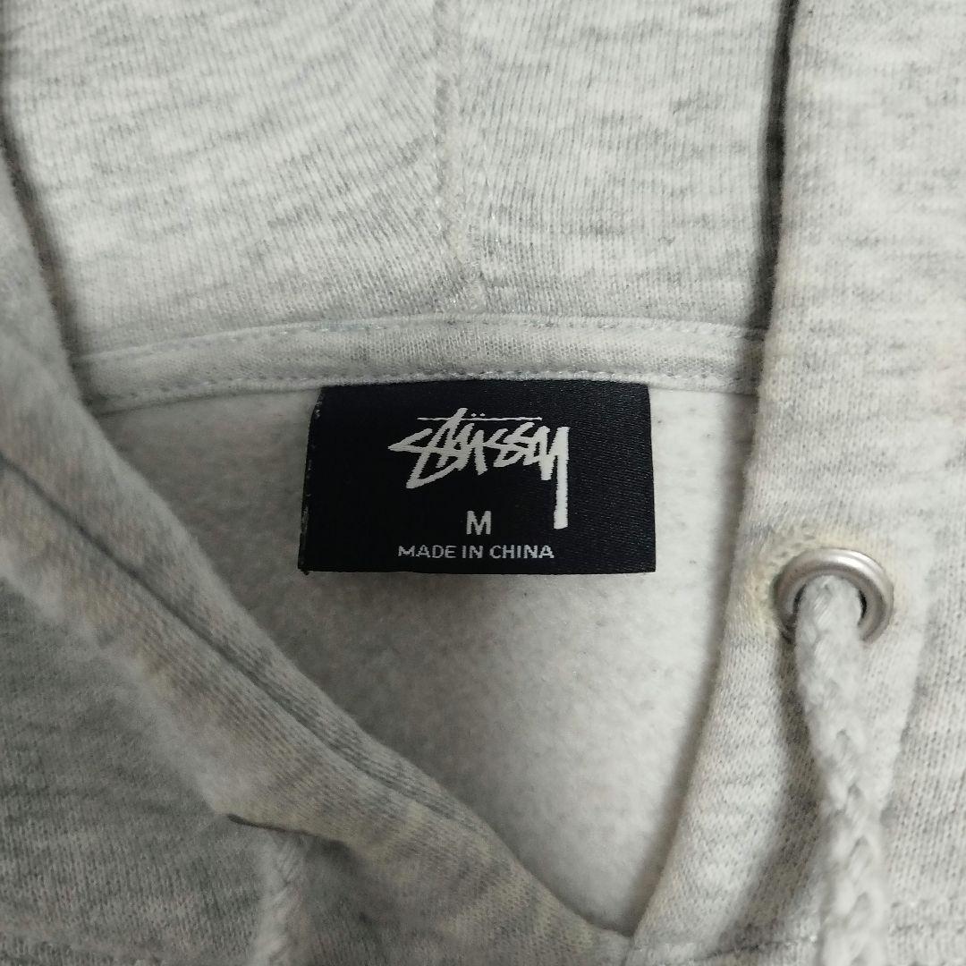 Stüssy グレー パーカーMと黒キャップ セット