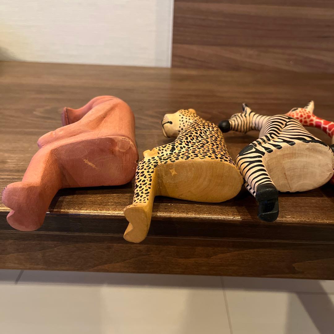 座り動物　6体セット