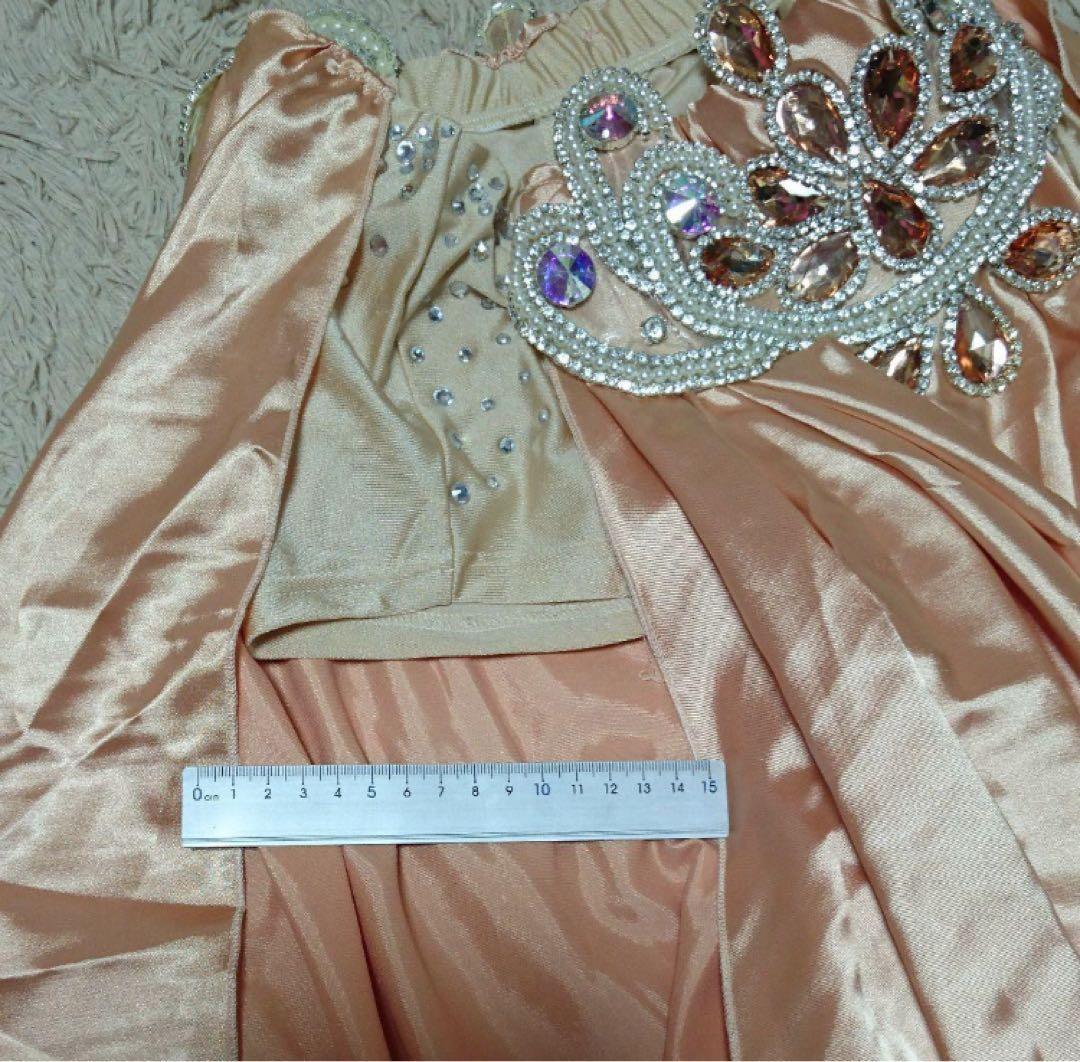 お値下げ小柄さんにベリーダンス衣装 ピンクベージュ