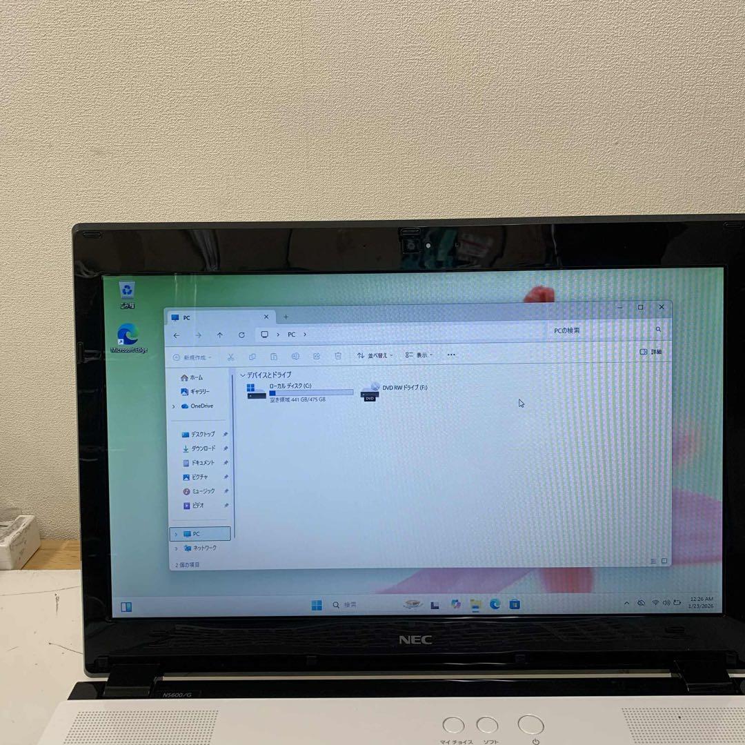 Windowsノート本体 #873 NEC LAVIE NS600/G i7-7500U SSD512GB