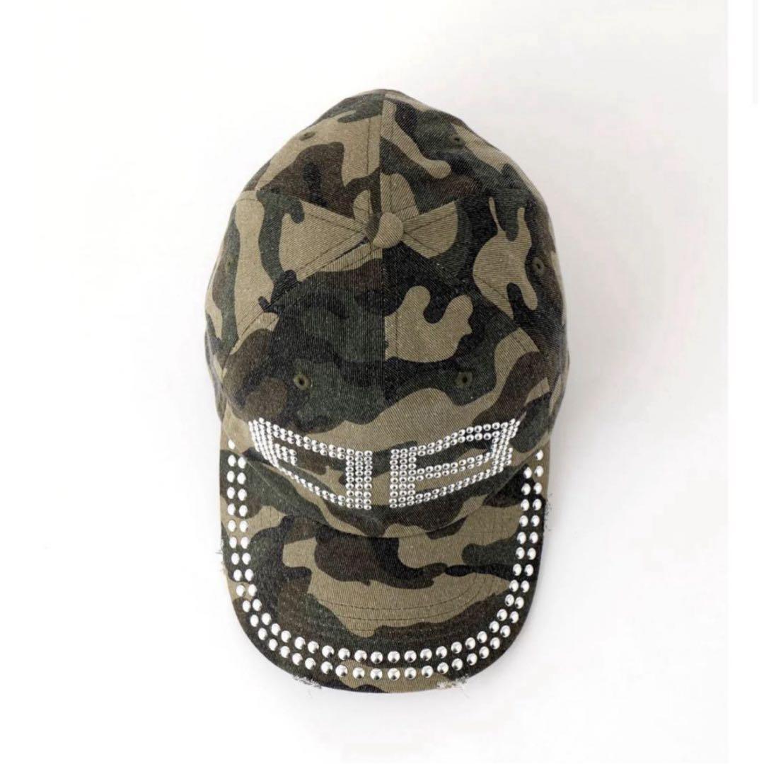 帽子 BD STUDS DAMAGE CAP