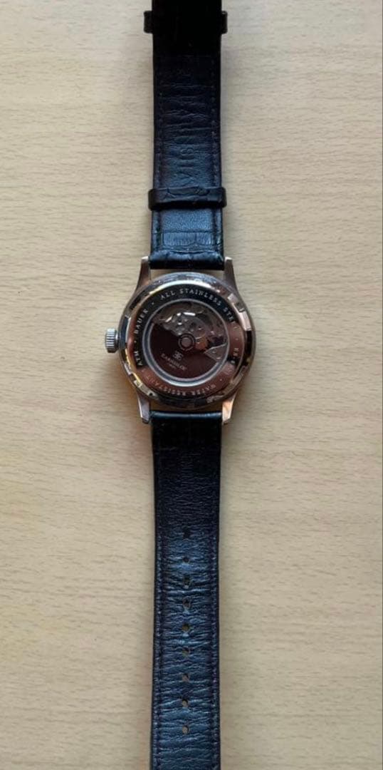 EARNSHAW 1805 レザーストラップ 腕時計