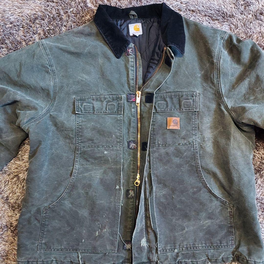 早い者勝ち カーハート トラディショナルコート モスグリーン Carhartt