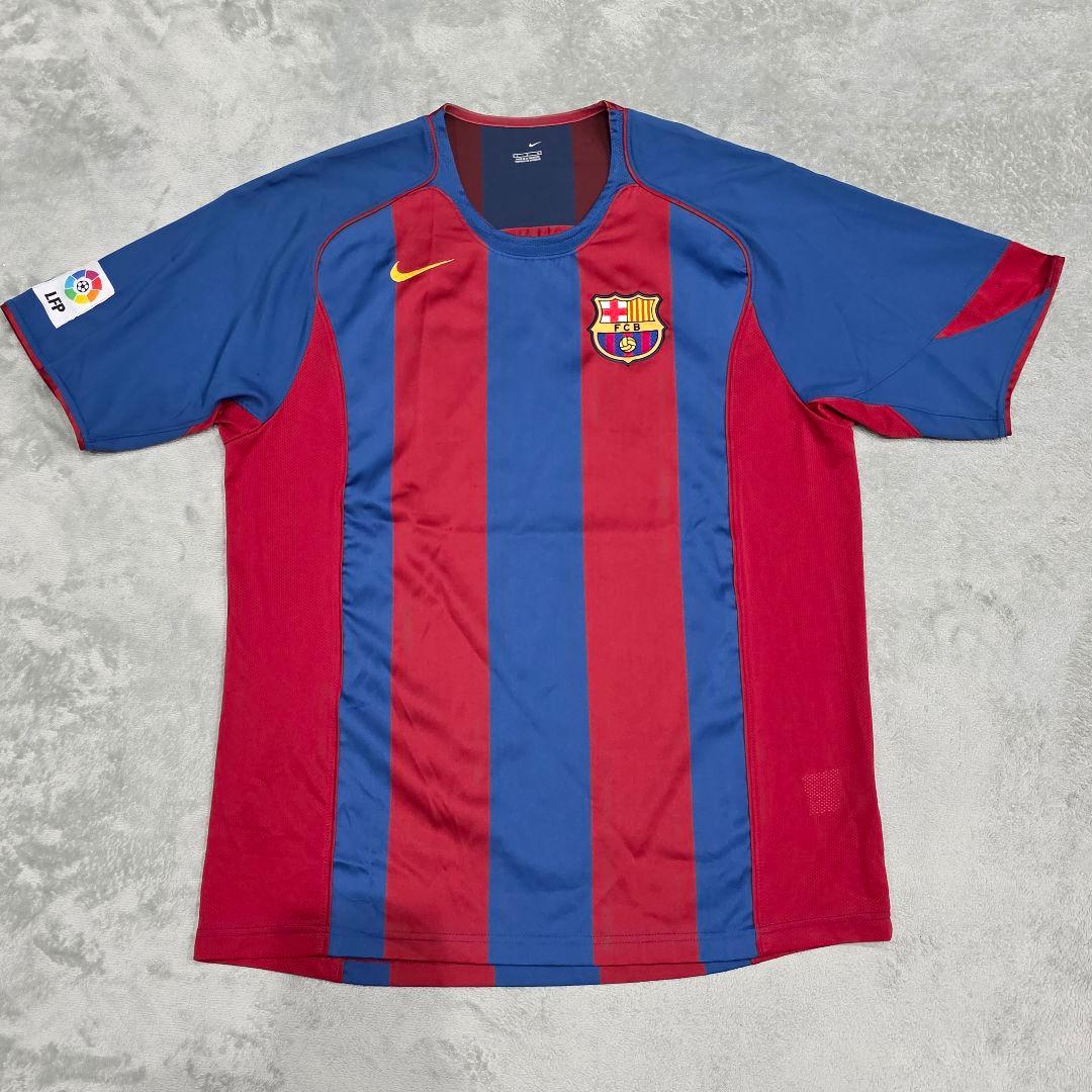 バルセロナ　04-05　ユニフォーム　L　NIKE　ナイキ　ストライプ