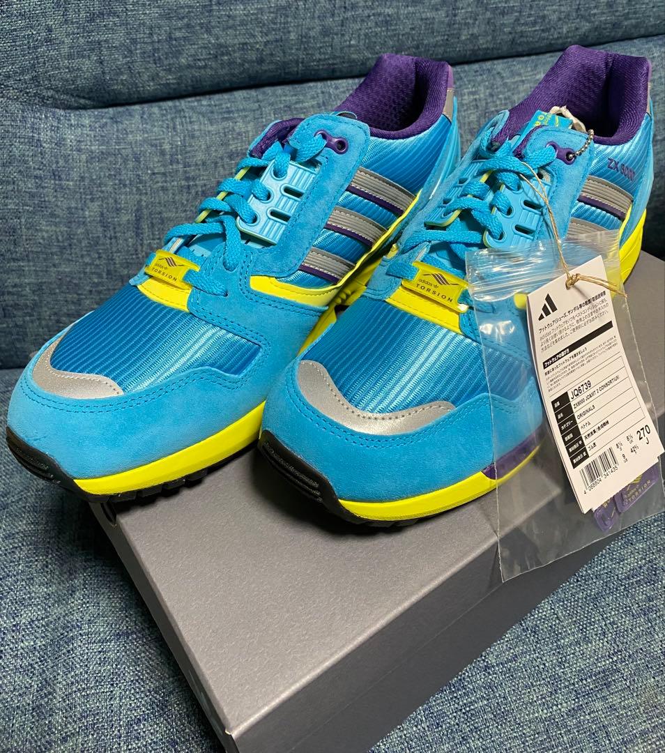 靴 adidas ZX 8000 JC & MT Consortium Blue