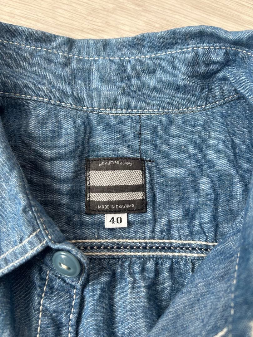 MOMOTARO JEANS デニムシャツ 40