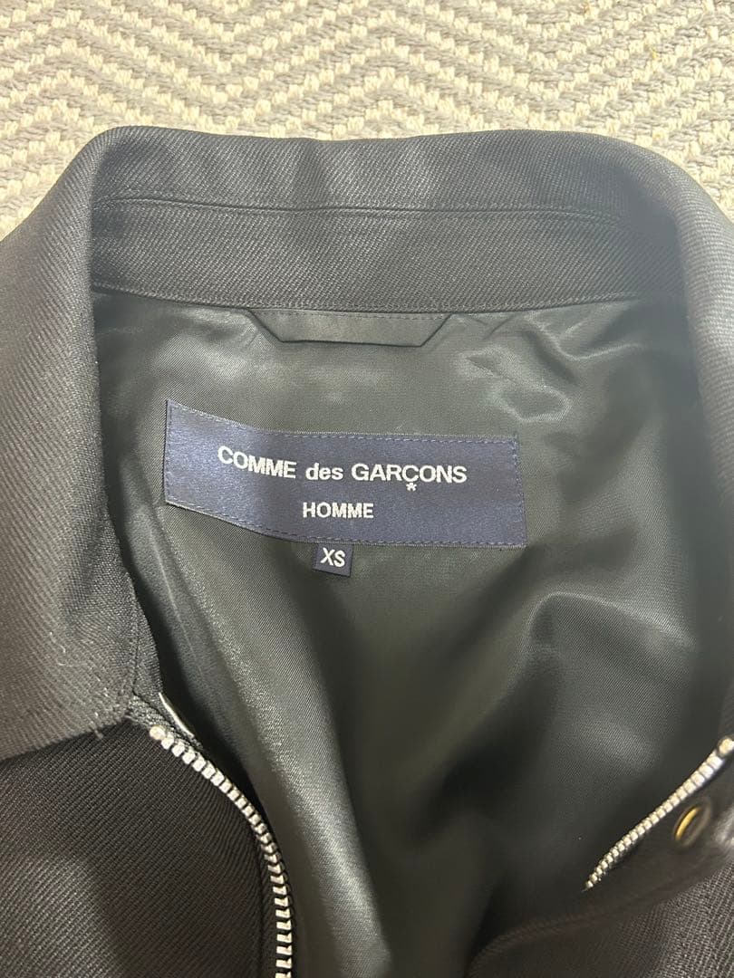 24aw comme des garcons homme ウールサージ ブルゾン