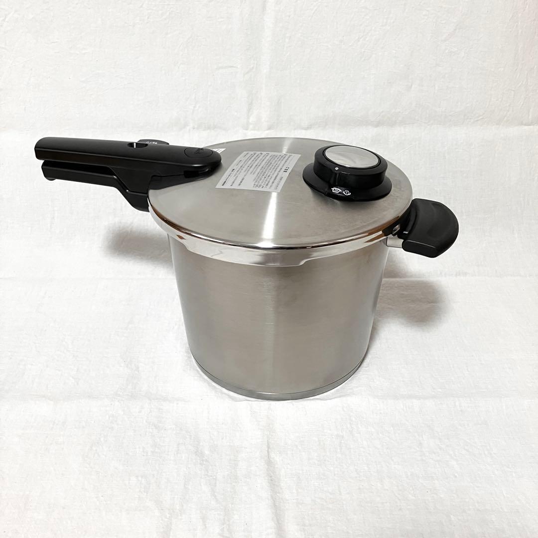 フィスラー　圧力鍋　コンフォート　6L　ガス　IH対応　大容量　Fissler