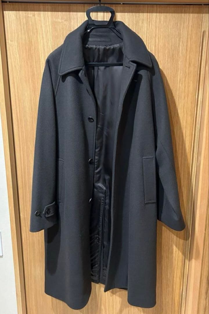 ＜Steven Alan＞ ウール バックサテン バルマカーン コート　Mサイズ