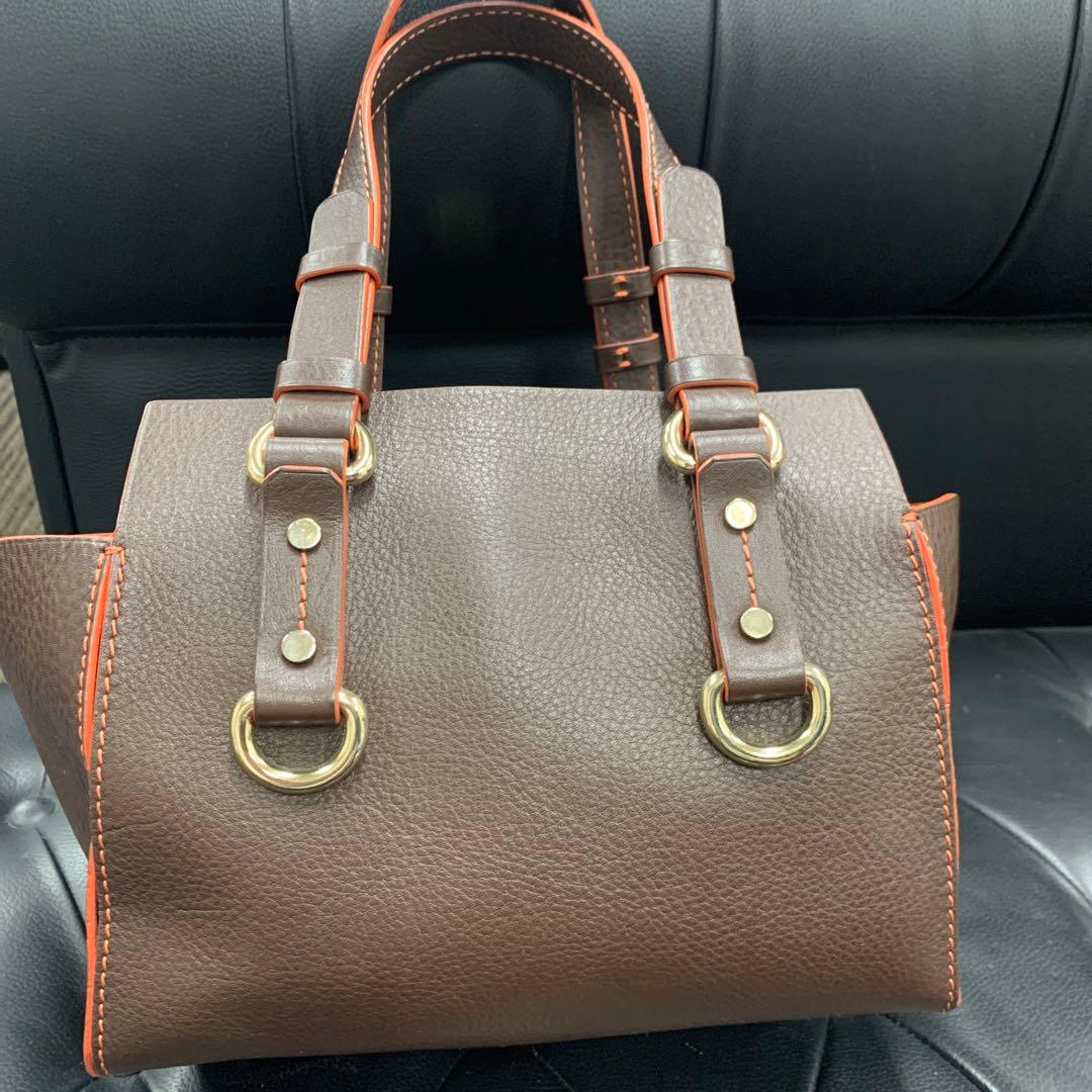 DSQUARED2 ディースクエアード ハンドバッグ レザー ゴールド金具