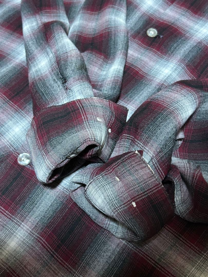 ゆ*み様 60s vintage ARROW ombre rayon shirt