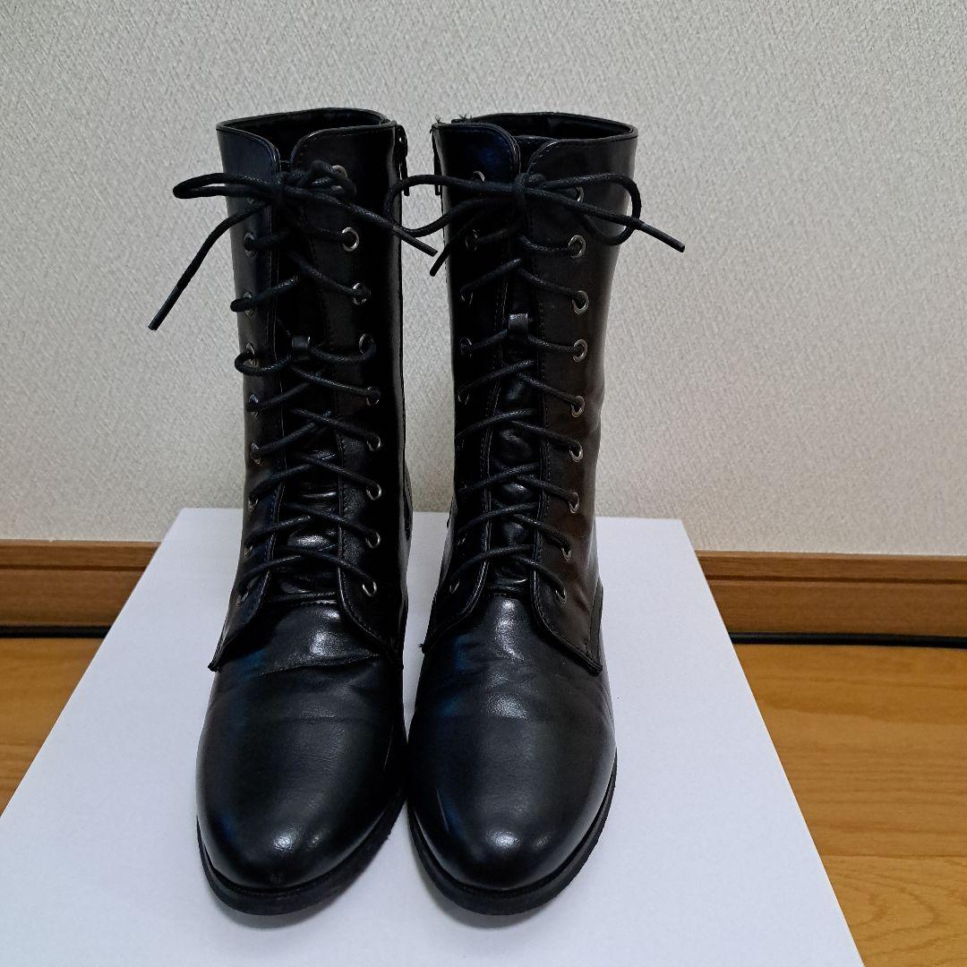 ブーツ23.5付き卒業式袴150(紐下丈87cm)着付小物一式髪飾り付