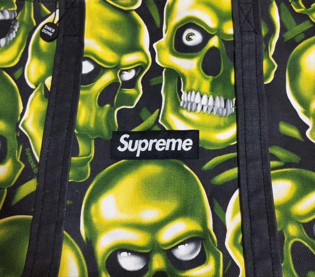Supreme 2018SS Skull Pile Denim Tote トート