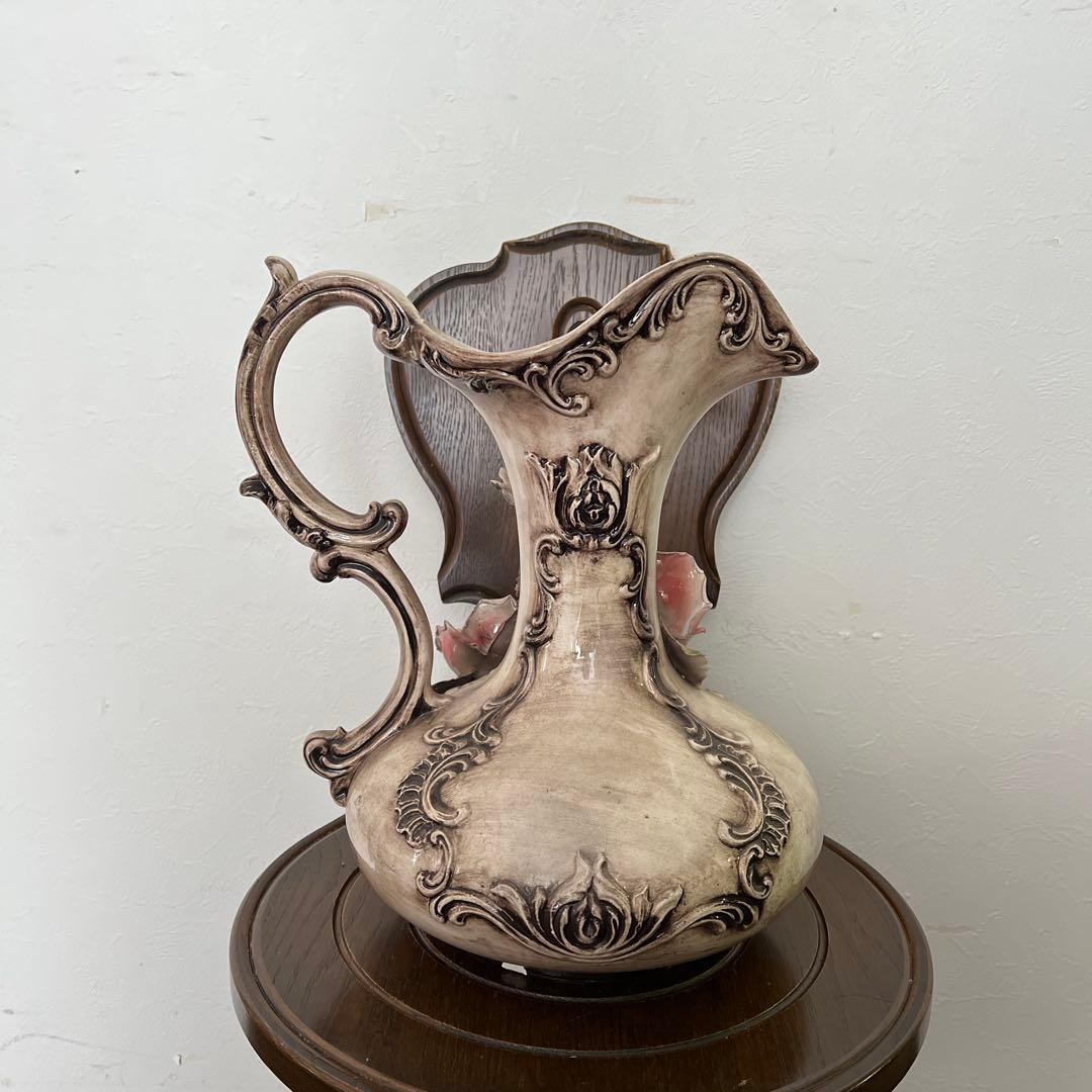 k230r124 イタリア製 Ceramiche Paoli 陶花フラワーベース