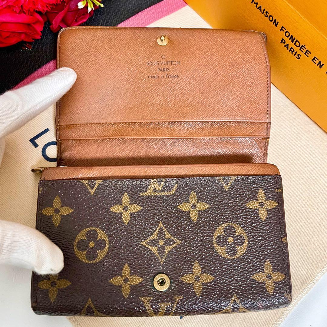 ✨超美品✨️ルイヴィトン モノグラム ポルトモネ ビエ トレゾール 二つ折り財布