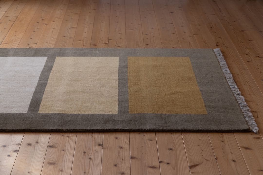 ギャッベ 150×200 a.depecheオリジナル ウール ラグ