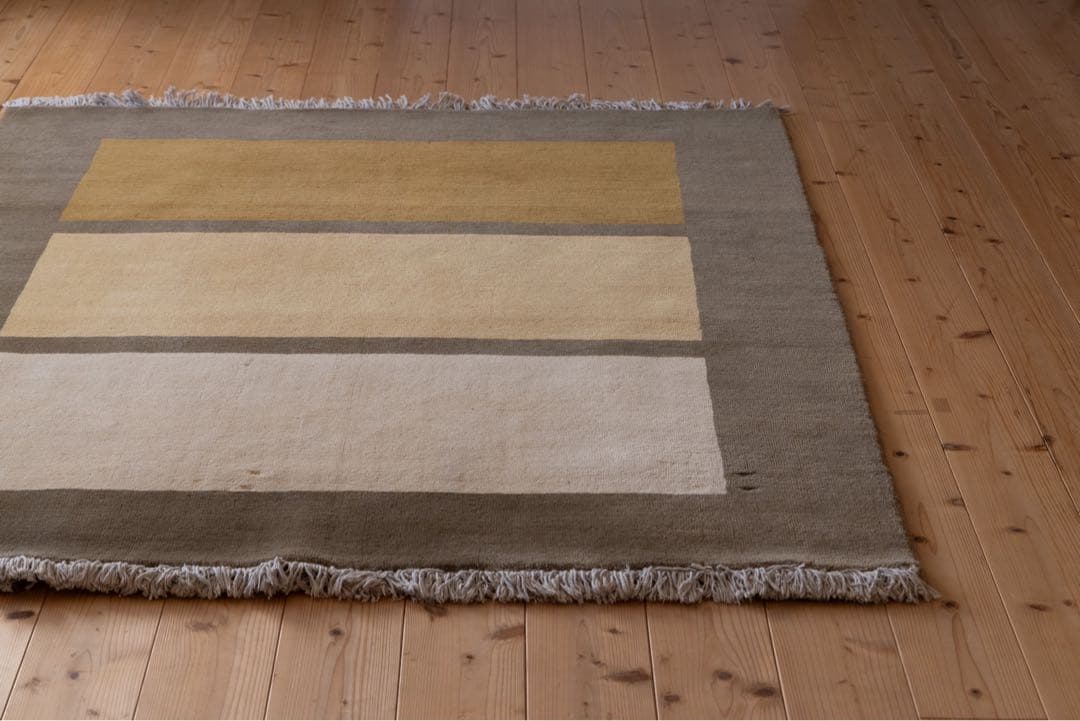 ギャッベ 150×200 a.depecheオリジナル ウール ラグ