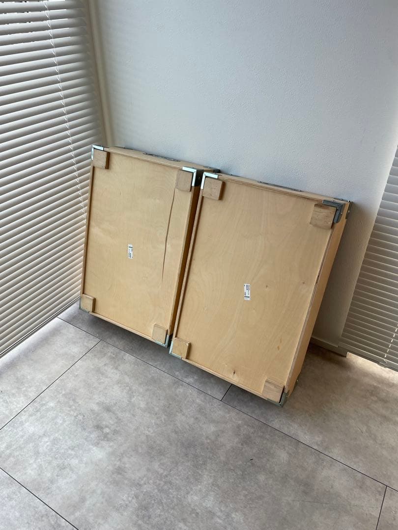 木製スタッキング　収納ボックス　ストレージ　オールドイケア　IKEA 廃盤品