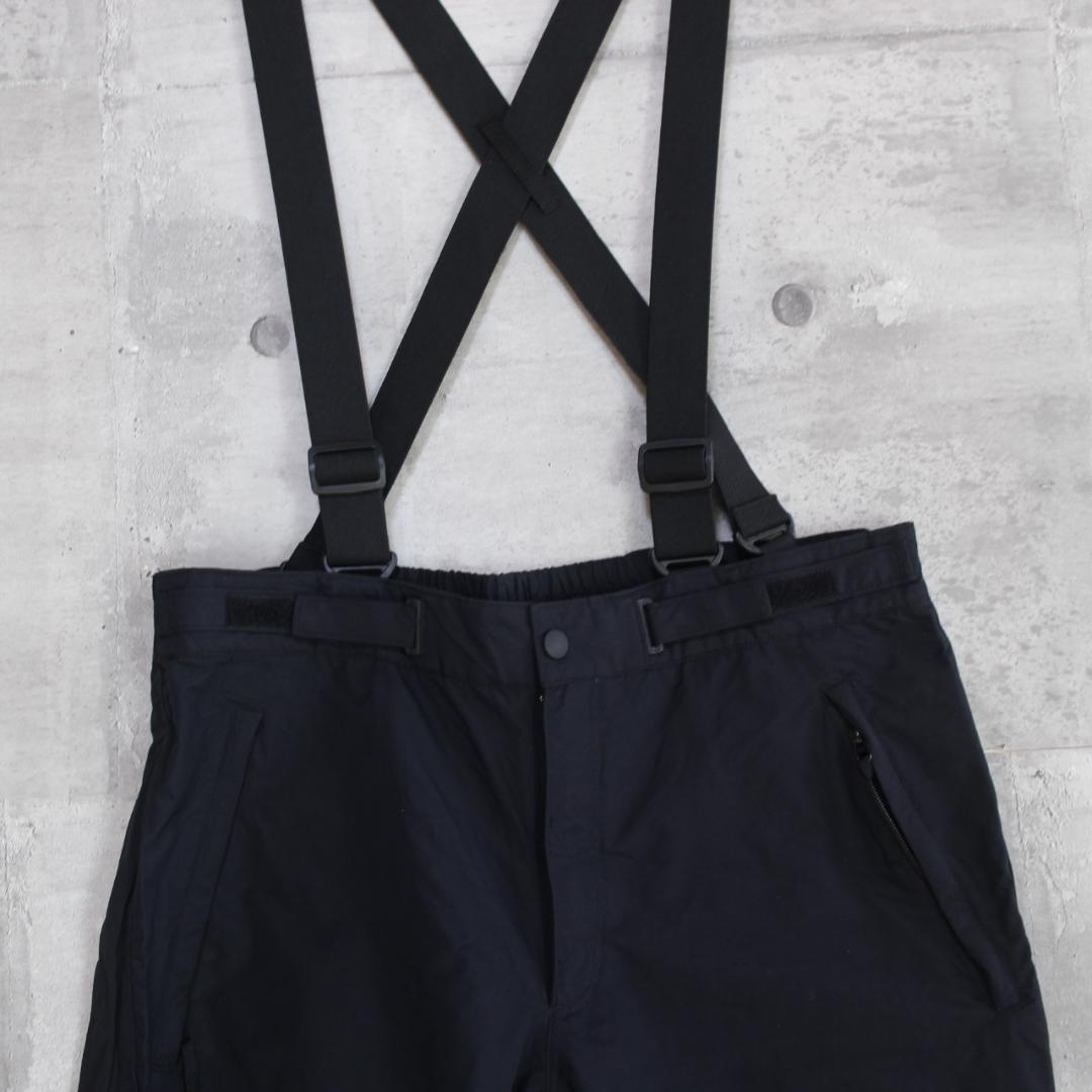【超美品 超高機能】サスペンダー付 チタニウム【XL】コロンビア スノーパンツ