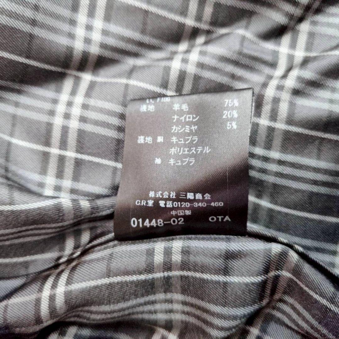 【希少】バーバリー ブラックレーベル ナポレオンコート カシミア混 M